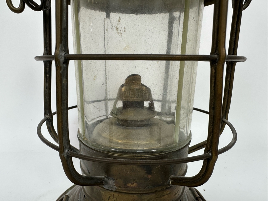 Vintage Perko Brass Lantern 6W X 16H [Photo 5]
