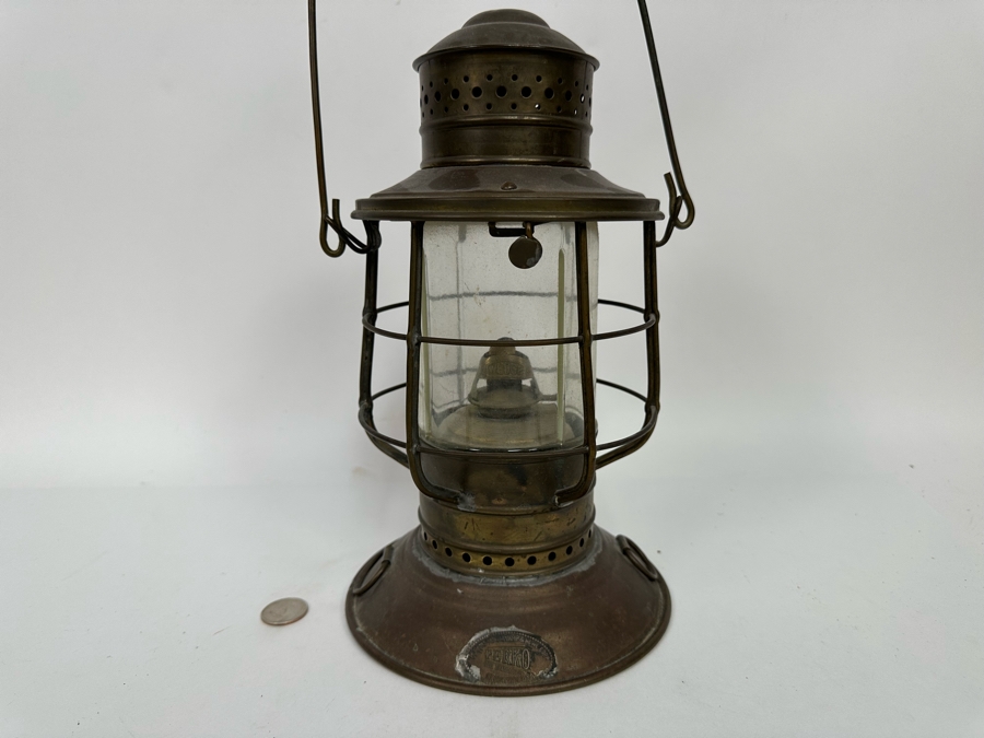 Vintage Perko Brass Lantern 6W X 16H [Photo 3]