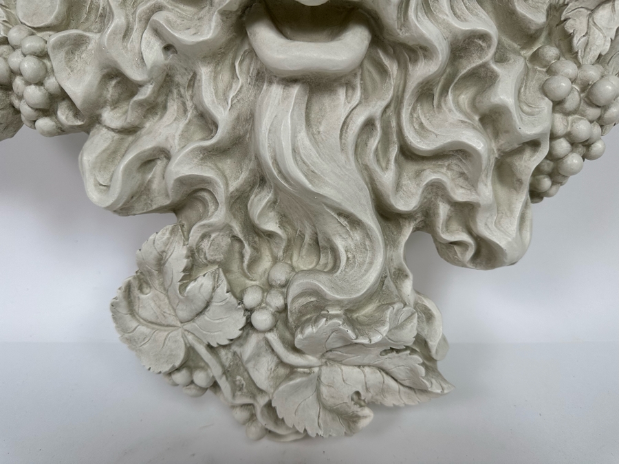 Bacchus Relief Resin Wall Sculpture By Toscana Design 18W X 4D X 18.5H [Photo 5]