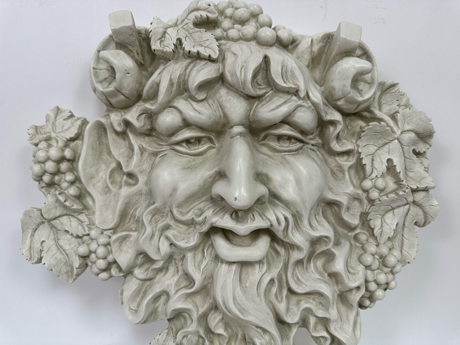 Bacchus Relief Resin Wall Sculpture By Toscana Design 18W X 4D X 18.5H [Photo 4]
