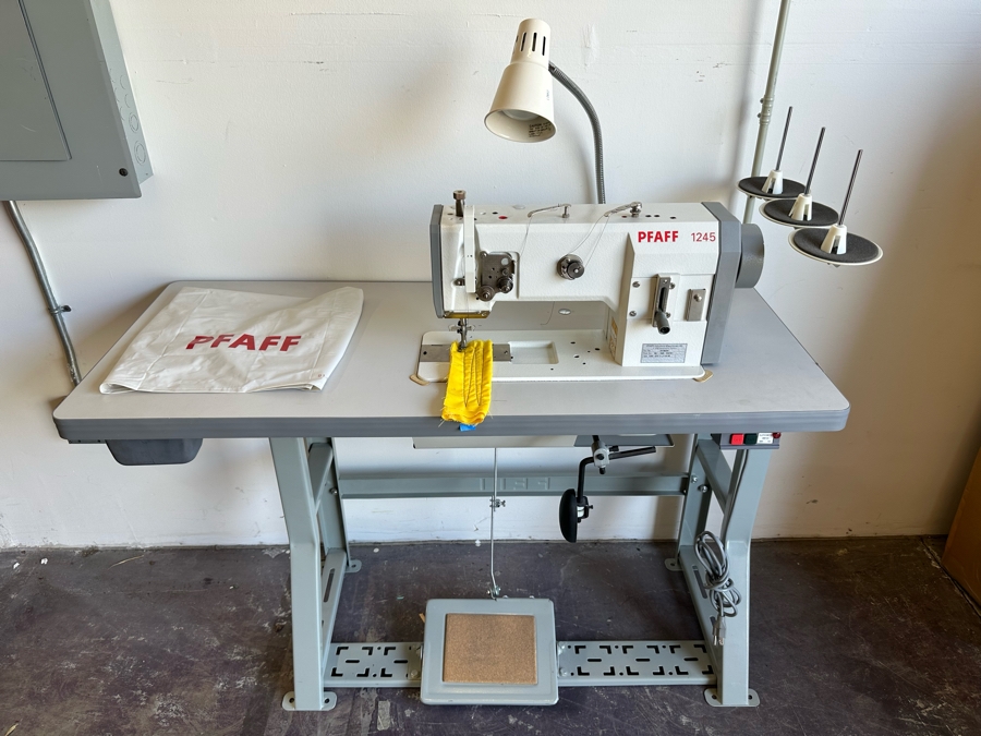 PFAFF Industrial 1245 Single Needle Sewing Machine Complete Used Once 48W X 20D X 61H Retails $3,400 [Photo 5]