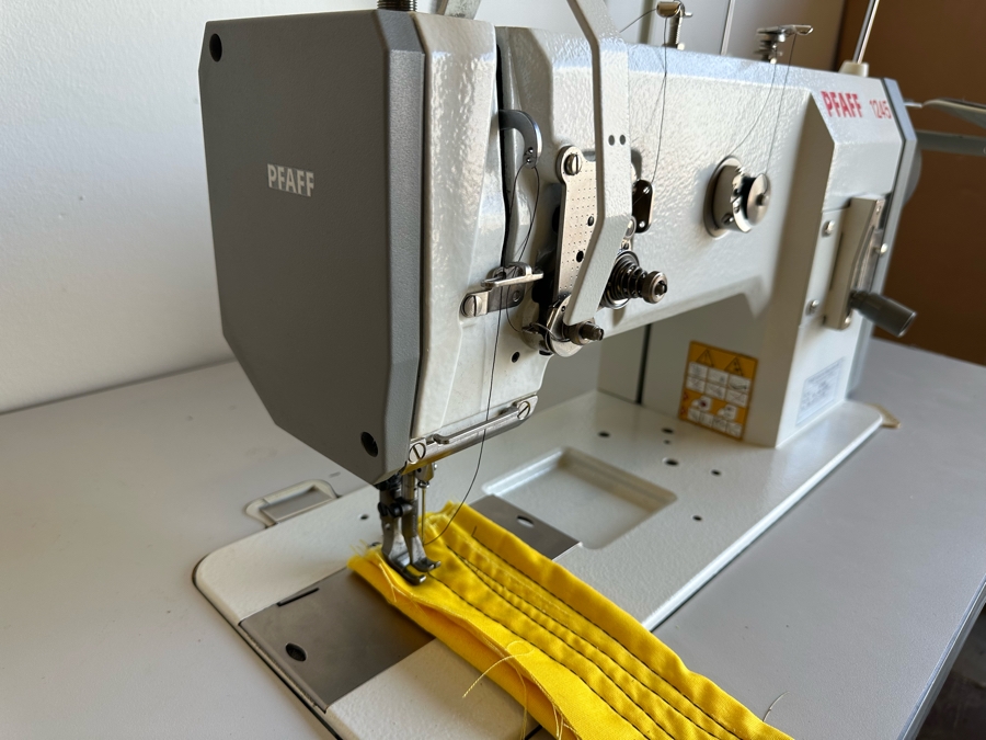 PFAFF Industrial 1245 Single Needle Sewing Machine Complete Used Once 48W X 20D X 61H Retails $3,400 [Photo 12]