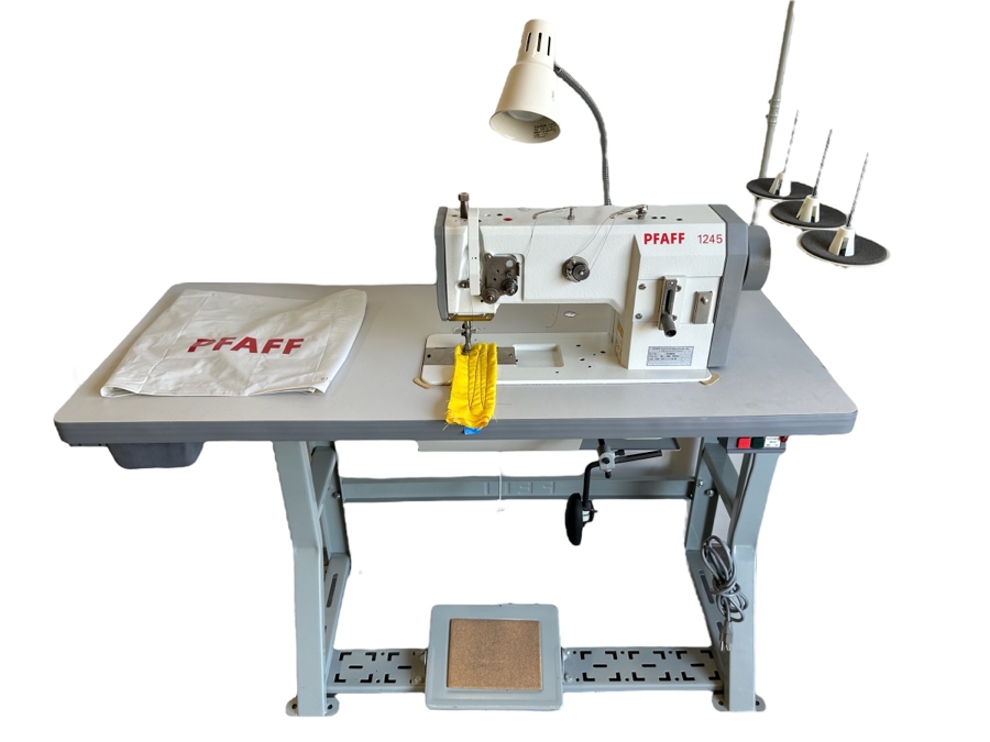 PFAFF Industrial 1245 Single Needle Sewing Machine Complete Used Once 48W X 20D X 61H Retails $3,400 [Photo 1]