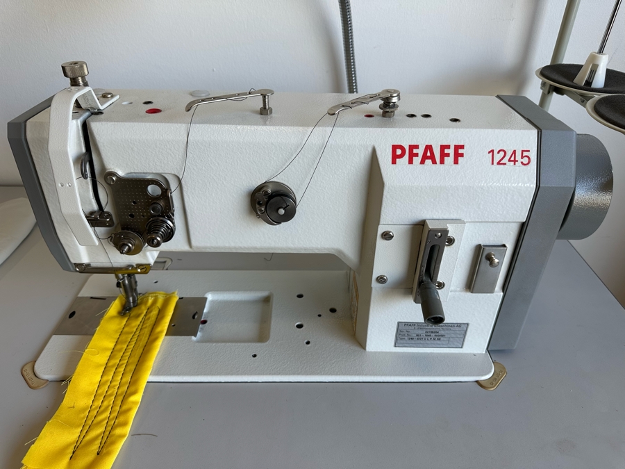 PFAFF Industrial 1245 Single Needle Sewing Machine Complete Used Once 48W X 20D X 61H Retails $3,400 [Photo 6]