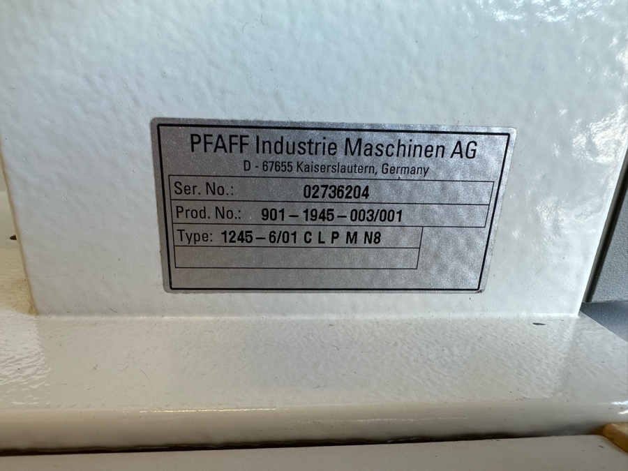 PFAFF Industrial 1245 Single Needle Sewing Machine Complete Used Once 48W X 20D X 61H Retails $3,400 [Photo 7]