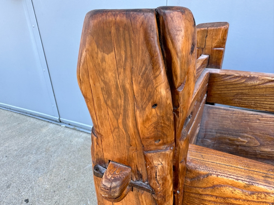 Antique Wooden Horse Manger Trough 71W X 30D X 34H [Photo 16]