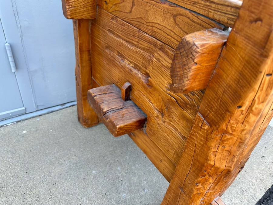 Antique Wooden Horse Manger Trough 71W X 30D X 34H [Photo 12]