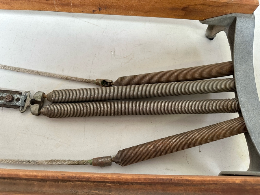 Vintage 1920/30s Vig-Row Rowing Exercise Machine 13W X 48D X 5H [Photo 10]