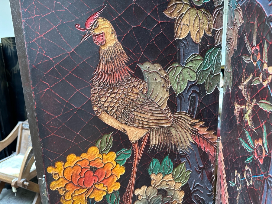 Massive 8-Panel Asian Room Divider Screen 12'W X 8'H [Photo 7]