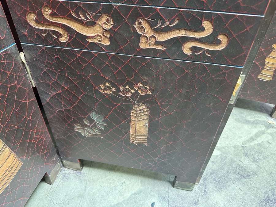 Massive 8-Panel Asian Room Divider Screen 12'W X 8'H [Photo 16]