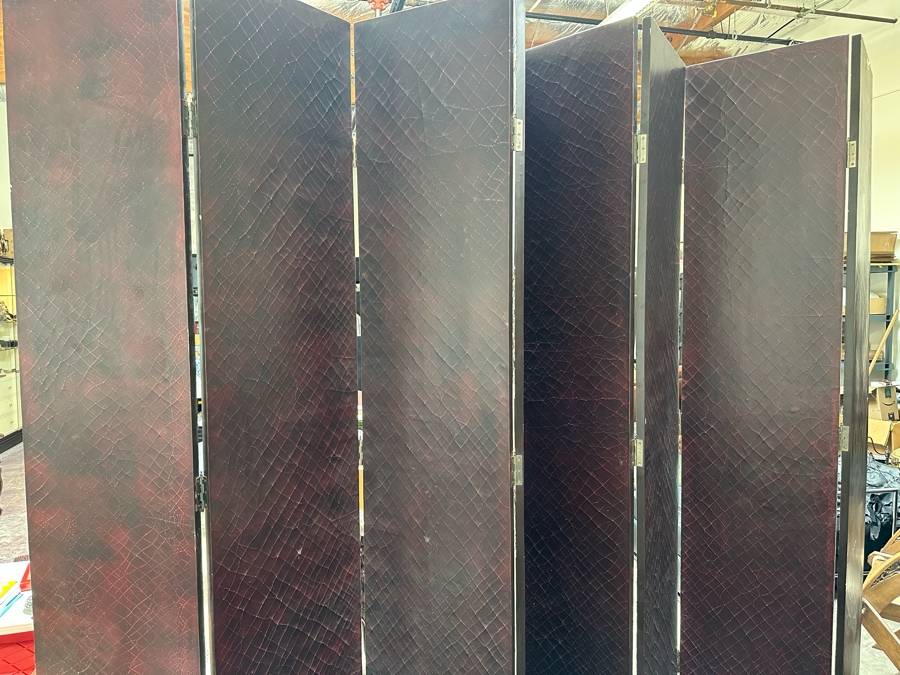Massive 8-Panel Asian Room Divider Screen 12'W X 8'H [Photo 17]