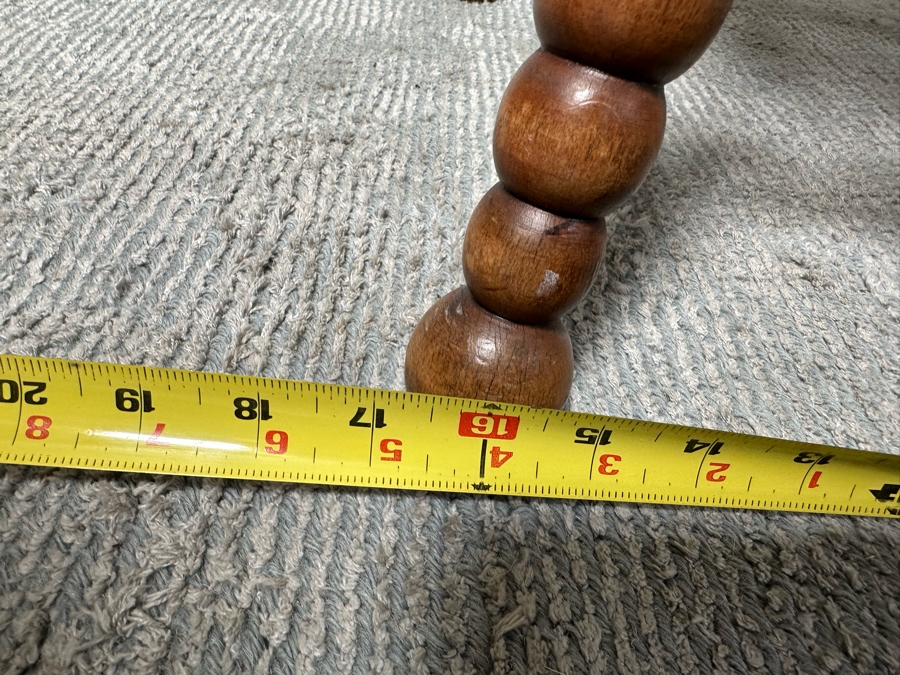 Antique Wooden Hall Chair 17W X 44H [Photo 8]