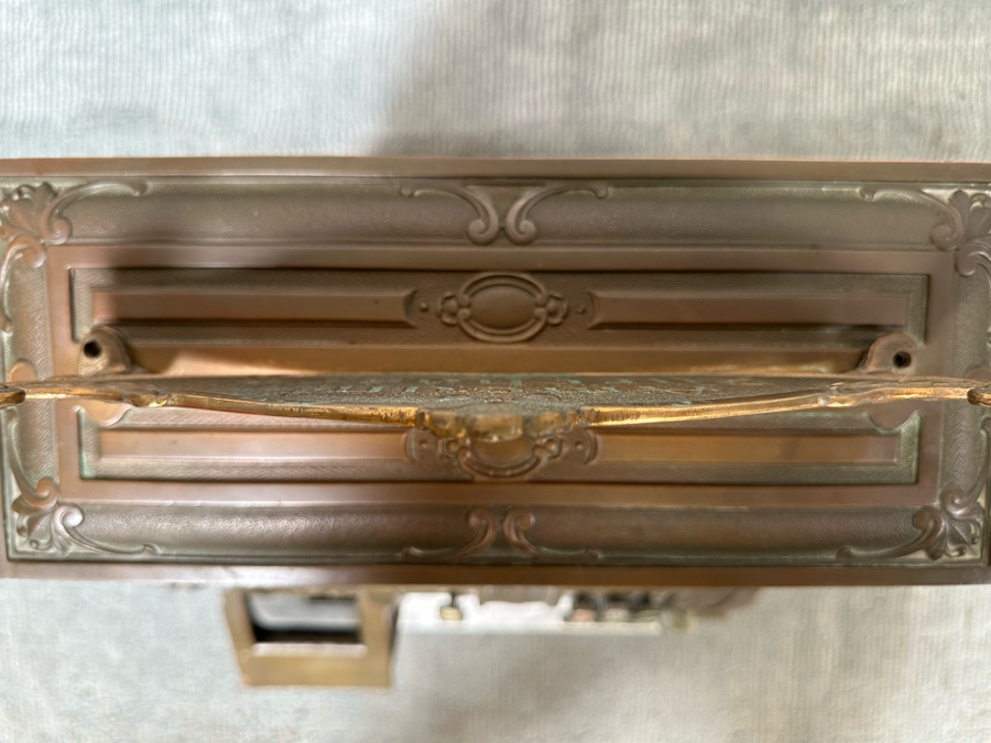 Antique National Cash Register Brass Cash Register Do Not Have Key 19W X 16D X 26.5H [Photo 11]