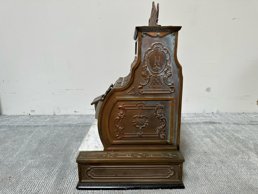 Antique National Cash Register Brass Cash Register Do Not Have Key 19W X 16D X 26.5H [Photo 15]
