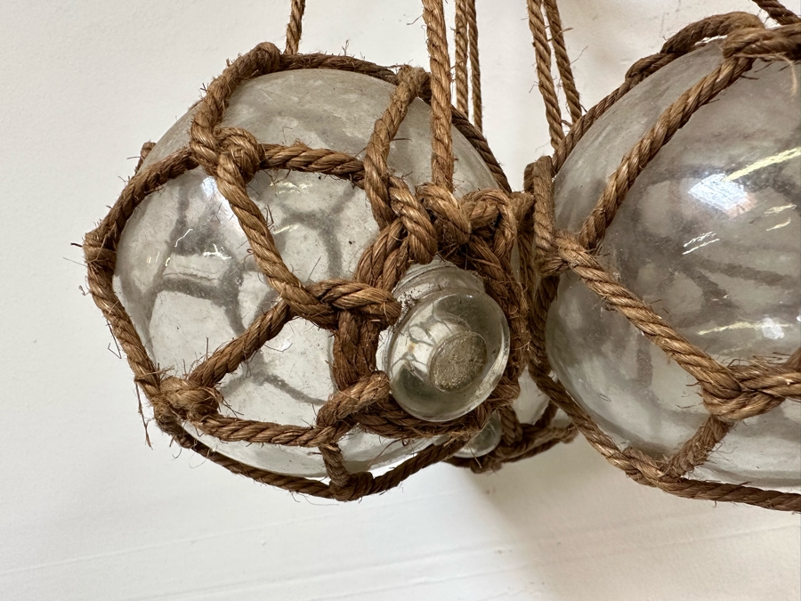 Vintage Nautical Decor Glass Fishing Floats And Wooden Floats [Photo 4]