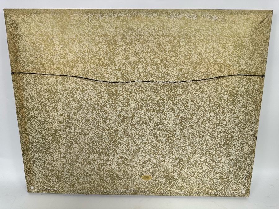 Vintage Moonlight Serenade Belgium Tapestry Framed 33 X 26 [Photo 8]