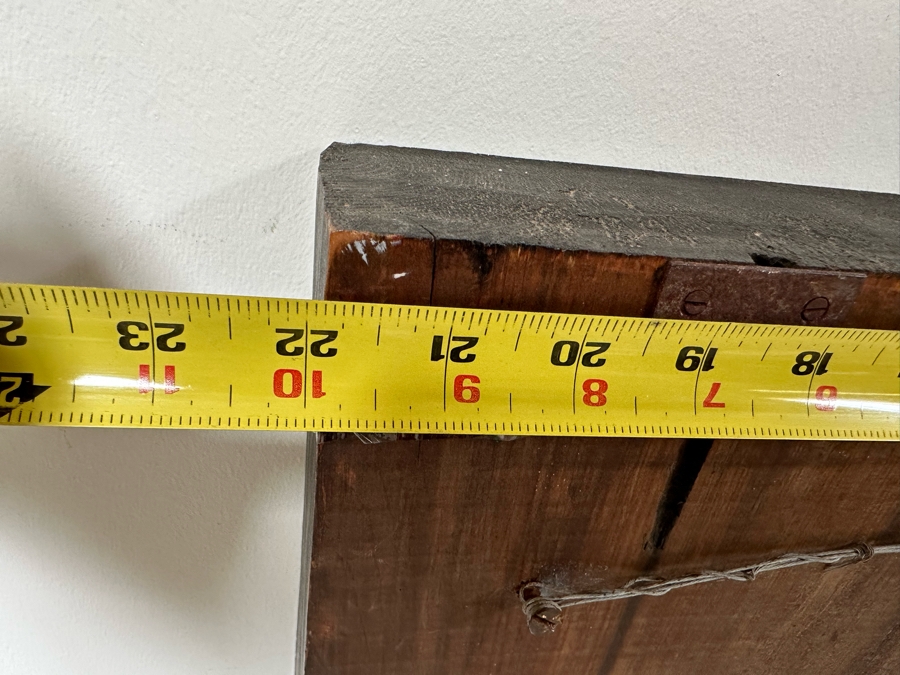 Original Relief Carved Wooden Wall Plaque Artwork Depicting Scene From Don Quixote 22W X 3D X 39H [Photo 12]