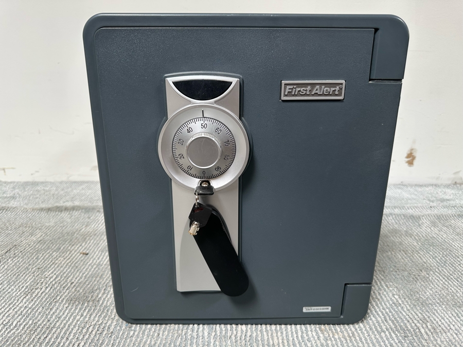 First Alert Waterproof Fire Theft Safe With Key 14W X 18D X 17H [Photo 2]