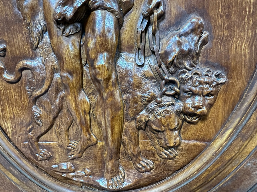 Vintage Bakelite Hercules Bas-Relief Wall Artwork 29 X 36 [Photo 11]