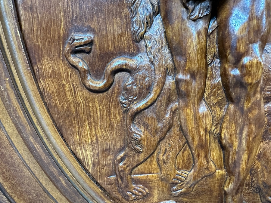 Vintage Bakelite Hercules Bas-Relief Wall Artwork 29 X 36 [Photo 10]