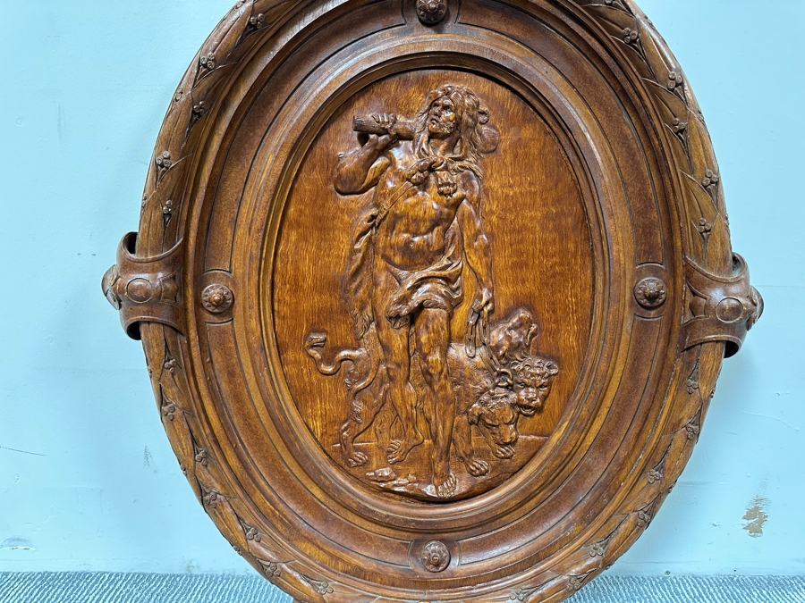 Vintage Bakelite Hercules Bas-Relief Wall Artwork 29 X 36 [Photo 5]