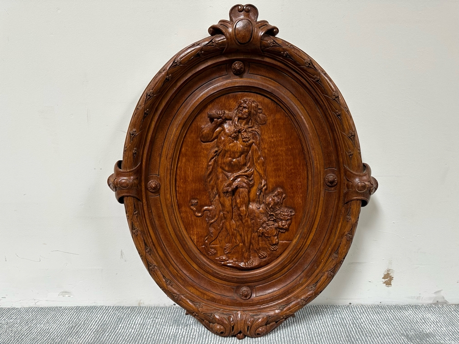 Vintage Bakelite Hercules Bas-Relief Wall Artwork 29 X 36 [Photo 3]