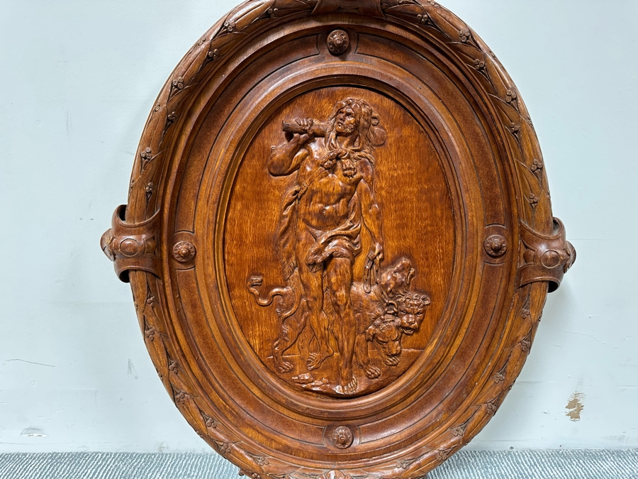 Vintage Bakelite Hercules Bas-Relief Wall Artwork 29 X 36 [Photo 4]