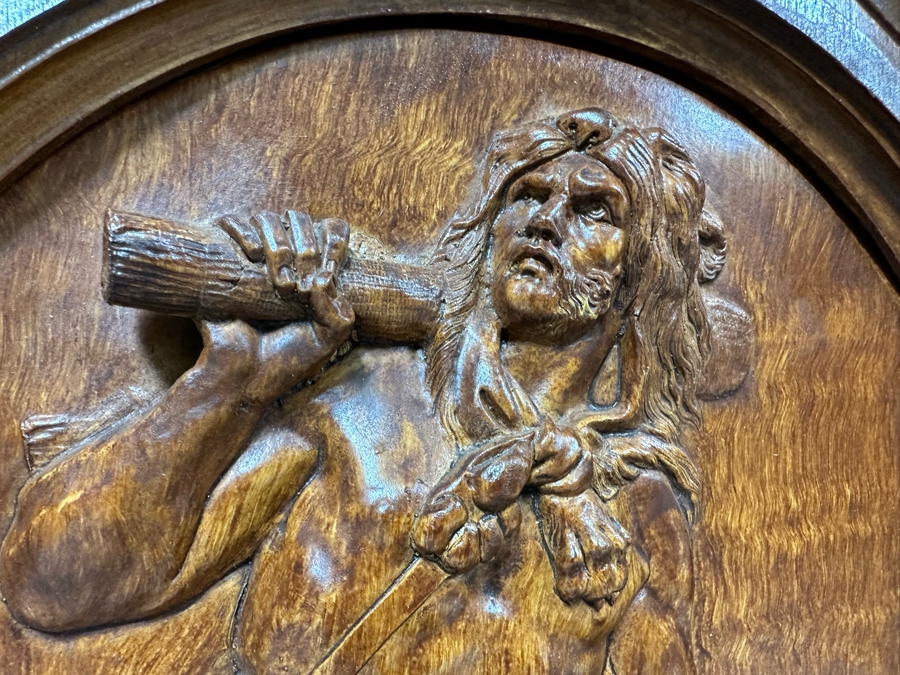 Vintage Bakelite Hercules Bas-Relief Wall Artwork 29 X 36 [Photo 8]