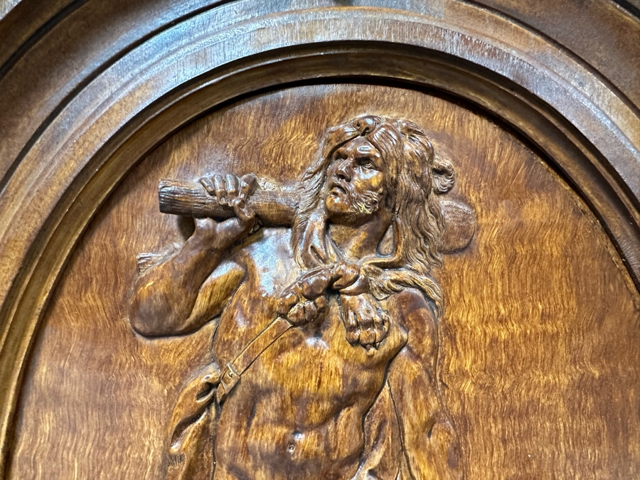 Vintage Bakelite Hercules Bas-Relief Wall Artwork 29 X 36 [Photo 7]
