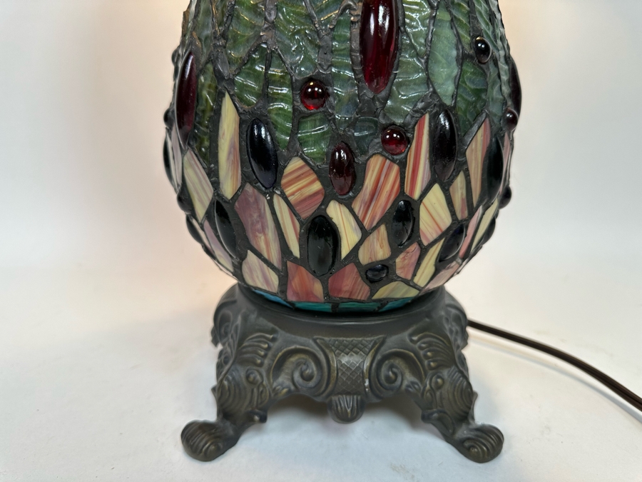 Tiffany Style Dragonfly Table Lamp 16W X 25H [Photo 11]
