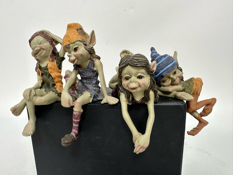 Four Pixies Designed In England By Anthony Fisher For Pacific Rim Arts Ltd [Photo 3]