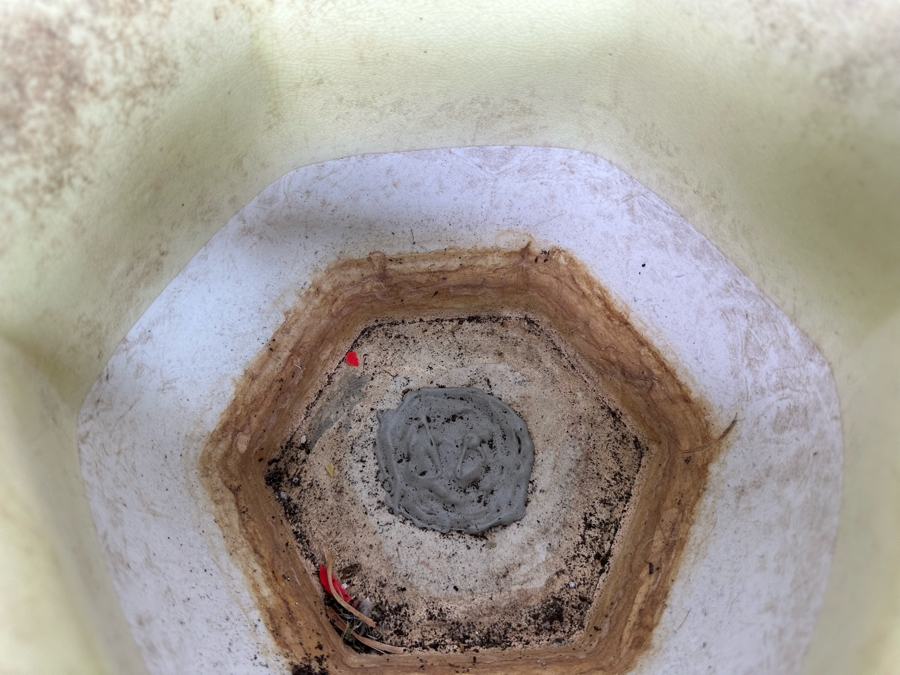 Pair Of Japanese Hand Painted Flower Pots 13.5W And 8W [Photo 8]