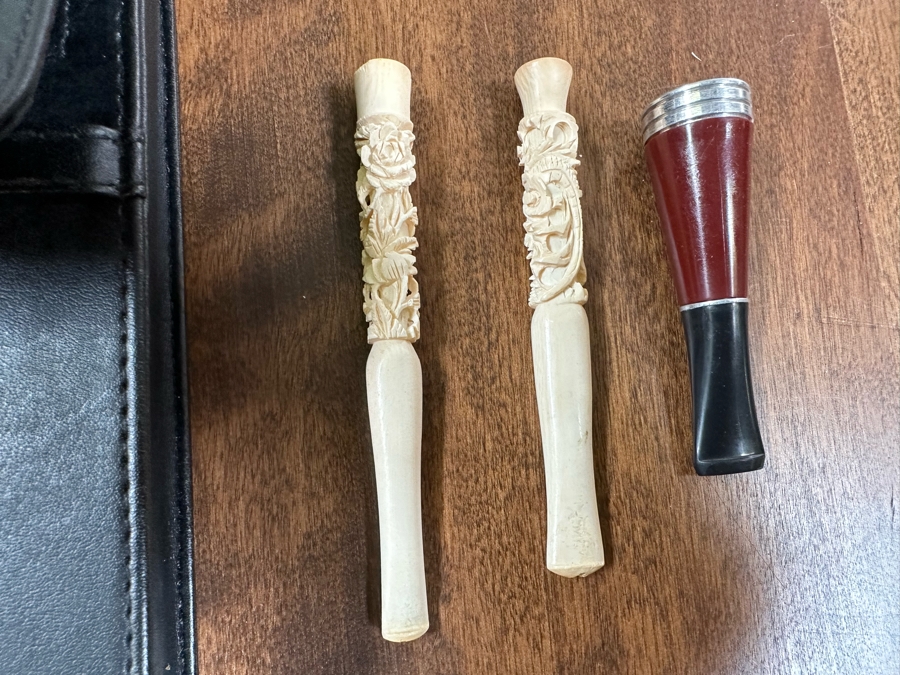 Collection Of Cigar Boxes, Lighter, Pipe Accessories [Photo 12]