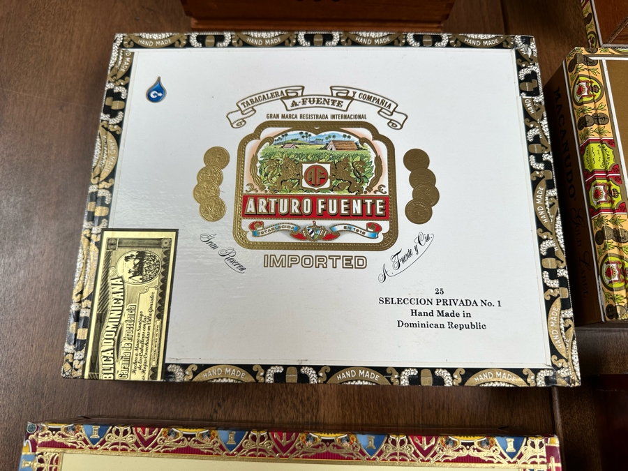 Collection Of Cigar Boxes, Lighter, Pipe Accessories [Photo 5]