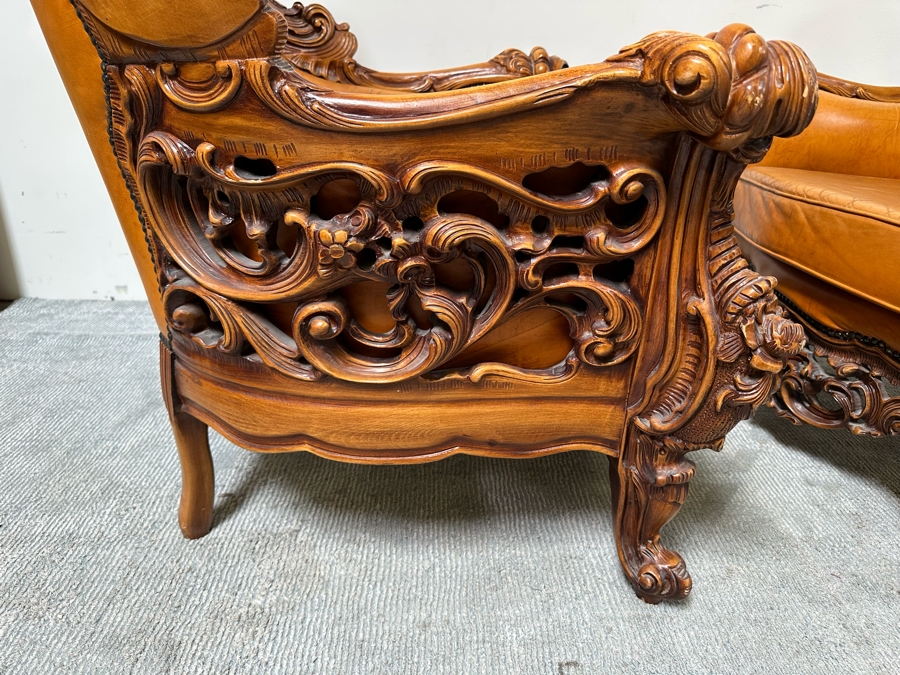 Pair Of Baroque Rococo Armchairs 39W X 32D X 41.5H [Photo 15]