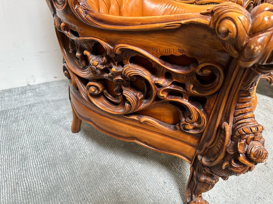 Pair Of Baroque Rococo Armchairs 39W X 32D X 41.5H [Photo 13]