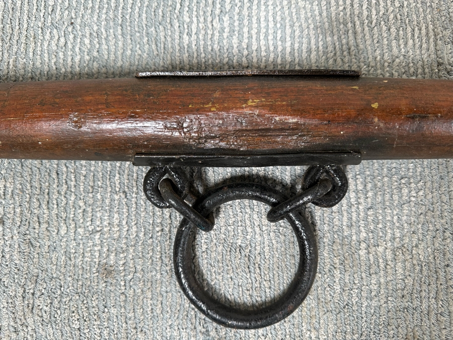 Pair Of Antique Oxen Cattle Yokes 40W [Photo 4]