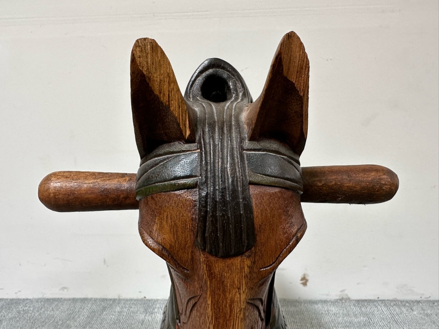 Carved Wooden Rocking Horse 32W X 12D X 35H [Photo 8]