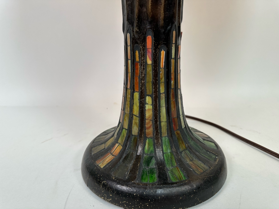 Tiffany Style Dragonfly Table Lamp 21W X 30H [Photo 9]
