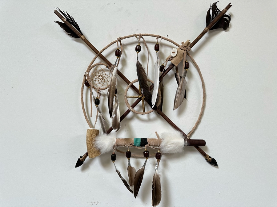 Navajo Medicine Wheel Wall Artwork 20W X 22H [Photo 4]