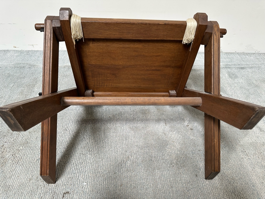 Antique Gothic Oak Glastonbury Chair 29W X 19D X 36H [Photo 17]