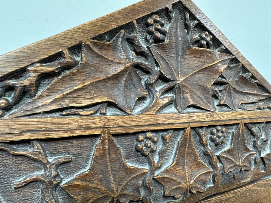 Antique Gothic Oak Glastonbury Chair 29W X 19D X 36H [Photo 6]