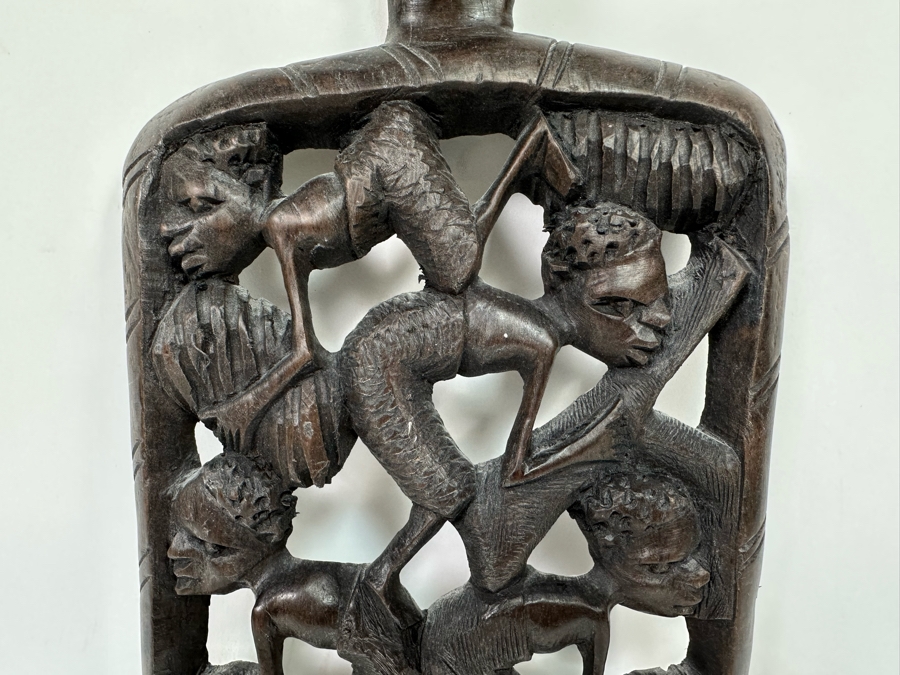 Vintage Wood Carving Wall Artwork From South Africa 7 X 11 [Photo 4]