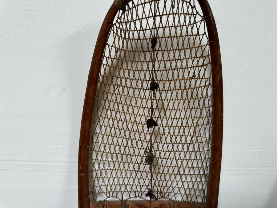 Antique Native American Snowshoes 11W X 57L [Photo 4]