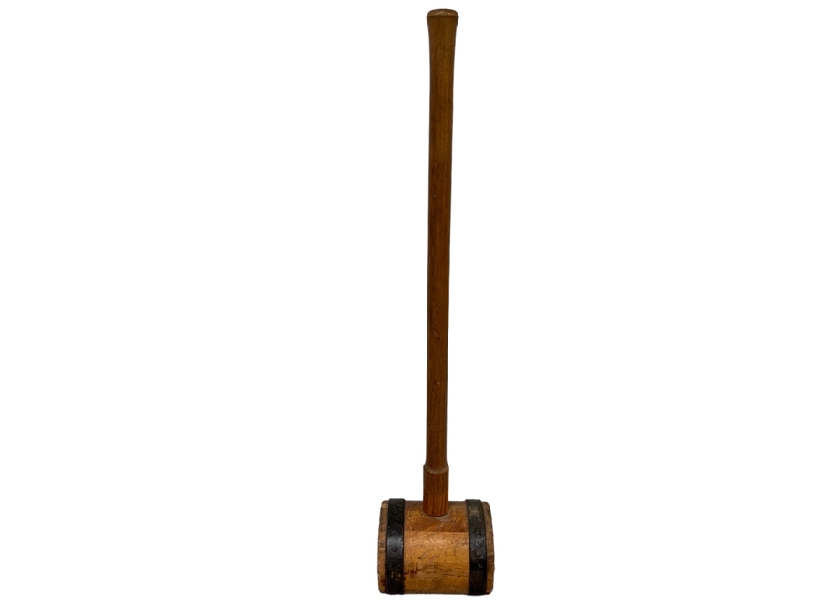 Vintage Wooden Sledge Hammer By Victor Industries 35L