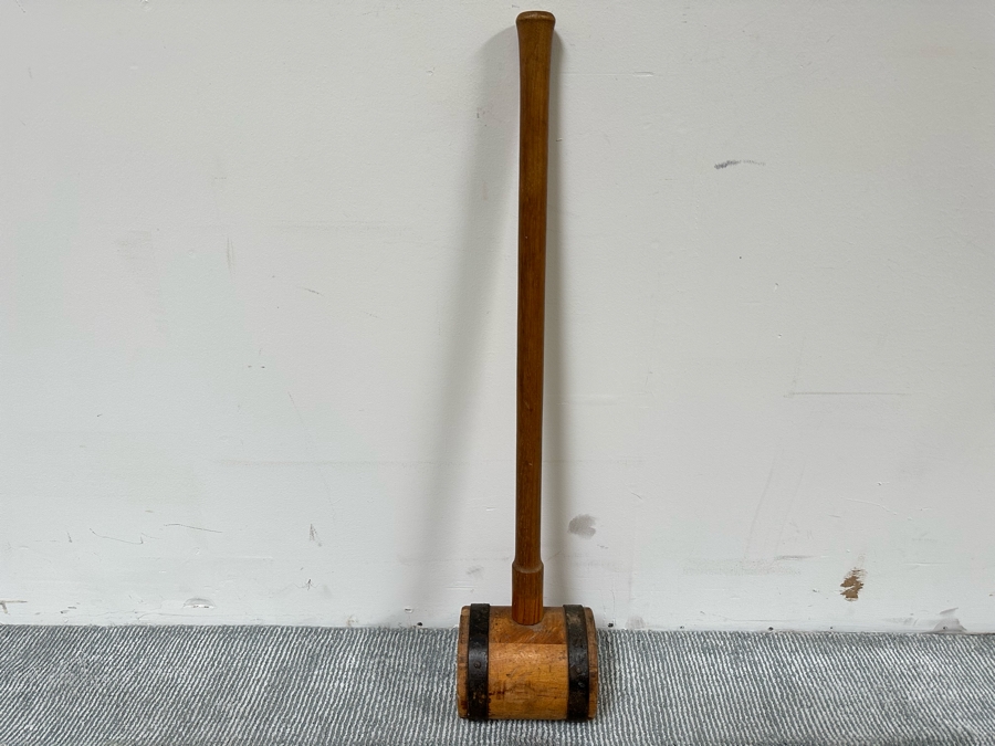 Vintage Wooden Sledge Hammer By Victor Industries 35L [Photo 2]
