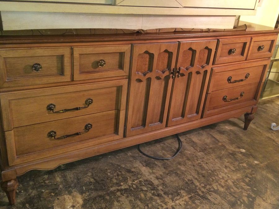 Long Wooden Dresser [Photo 1]