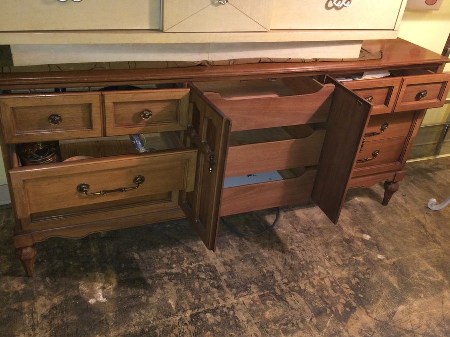 Long Wooden Dresser [Photo 3]