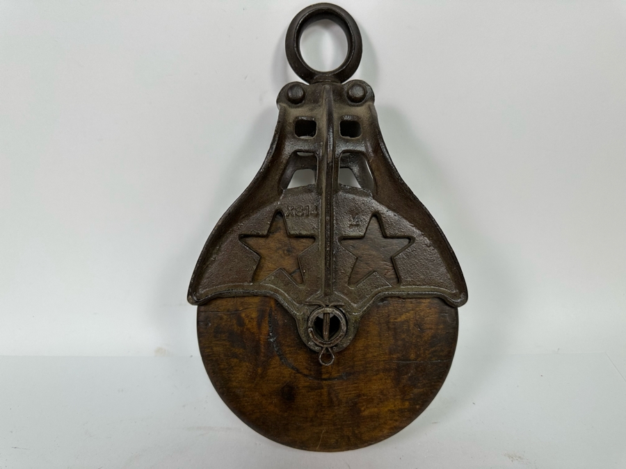 Vintage Starline Metal And Wooden Pulley 12L [Photo 8]