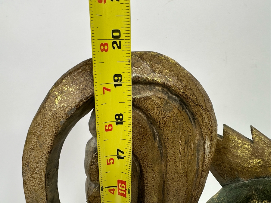 Carved Wooden Rooster From Indonesia 20H [Photo 6]